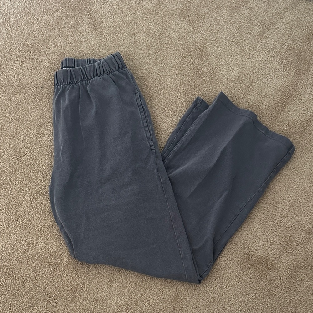 Brandy Melville Charcoal Elastic Pants